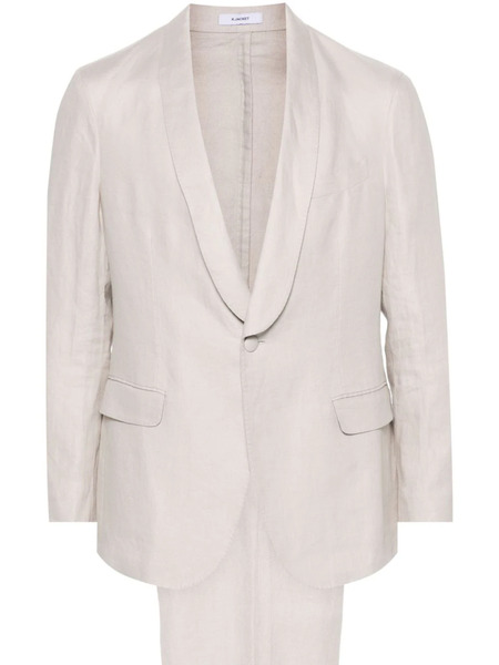  Boglioli Single-breasted Linen Suit - Neutrals 