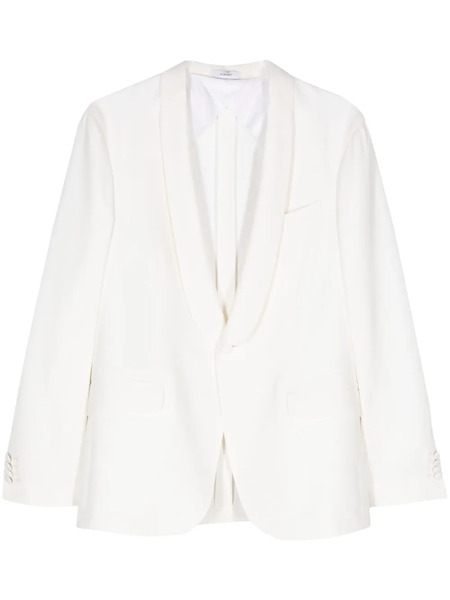  Boglioli Single-breasted Virgin Wool Blazer - White 