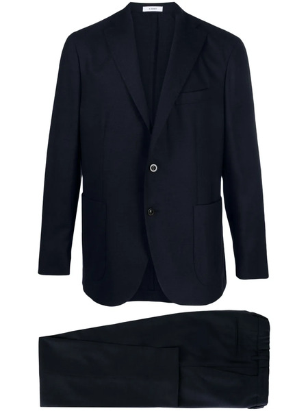  Boglioli Single-breasted Virgin-wool Suit - Blue 