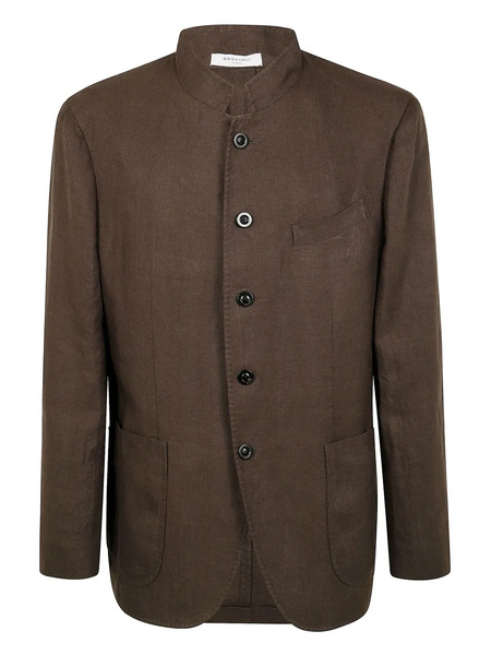  Boglioli Stand Up-collar Blazer - Brown 
