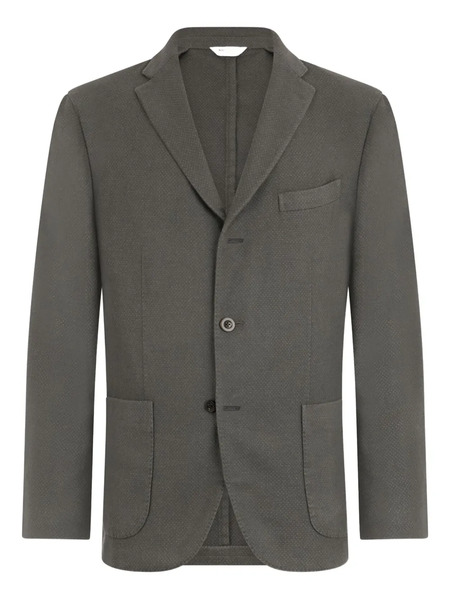  Boglioli Textured Three-button Blazer - Grey 