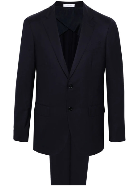  Boglioli Twill Virgin-wool Suit - Blue 