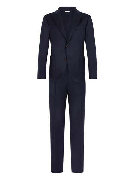  Boglioli Two-button Patch-pocket Suit - Blue 