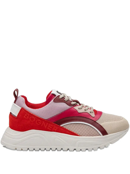  Bogner Colour-block Low-top Sneakers - Red 