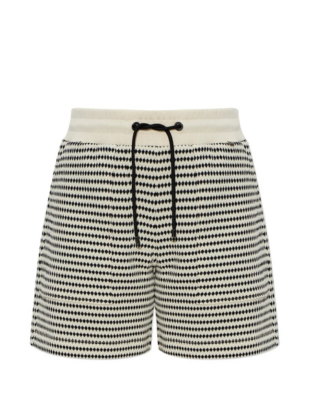  Bogner Steena Drawstring Patterned Shorts - Neutrals 