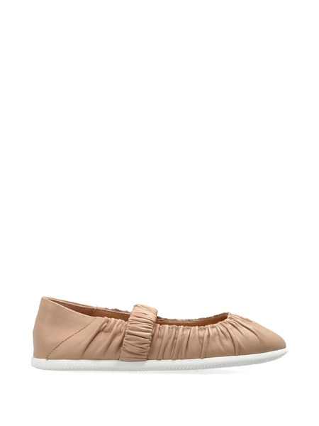  Bogner Vienna Ruched Ballet Flats - Pink 