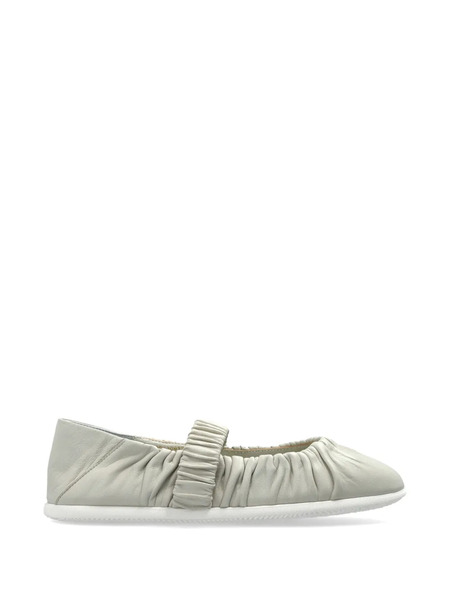  Bogner Vienna Ruched Strap Ballet Flat - Grey 