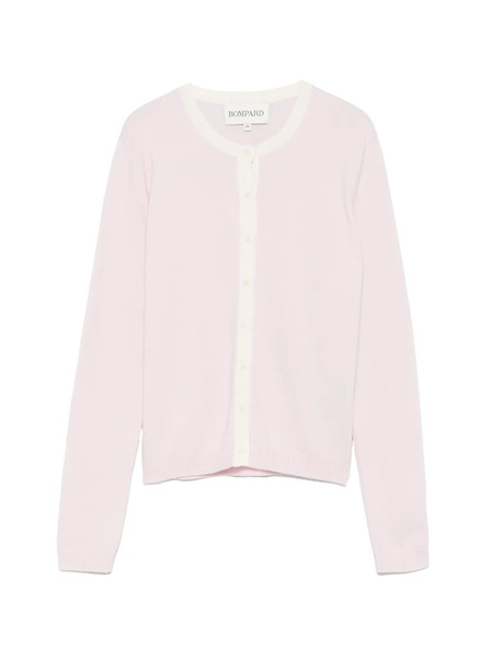  Bompard Buttoned Cardigan - Pink 