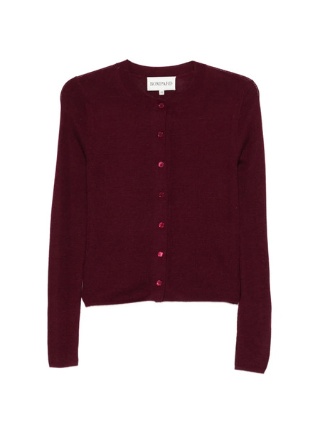  Bompard Buttoned Cardigan - Red 