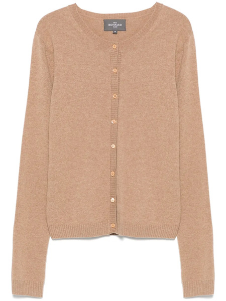  Bompard Buttoned-sleeves Cardigan - Brown 
