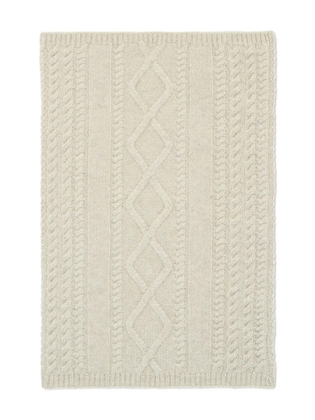  Bompard Cable-knit Ribbed Snood - Neutrals 