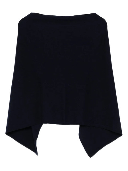  Bompard Cashmere Poncho - Blue 