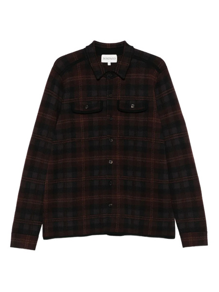  Bompard Checked-pattern Shirt - Brown 