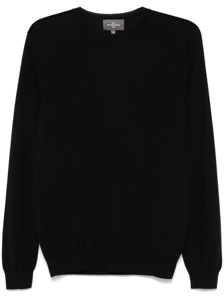  Bompard Extrafine Round Neck Sweater - Black 