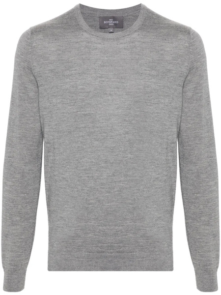  Bompard Extrafine Round-neck Sweater - Grey 