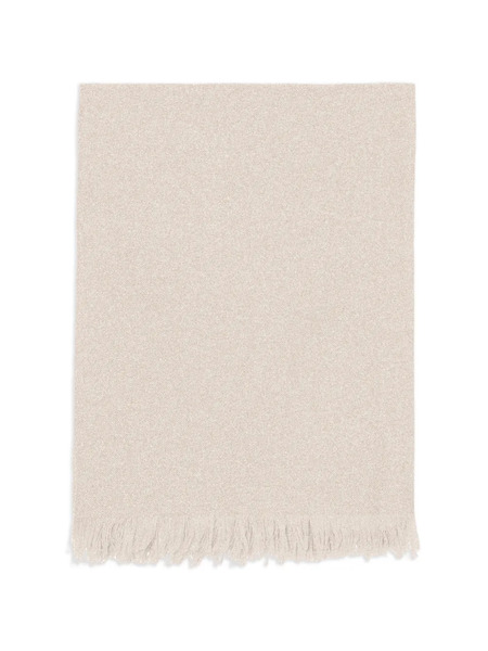  Bompard Fringed Voile Scarf - Neutrals 