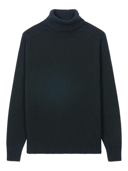  Bompard Hammer-sleeved Roll-neck Sweater - Black 