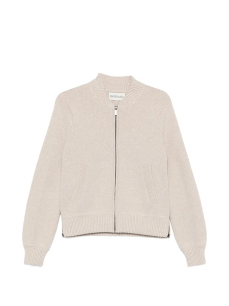  Bompard Milano Zip-up Bomber Jacket - Neutrals 
