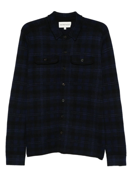  Bompard Plaid-pattern Shirt - Blue 