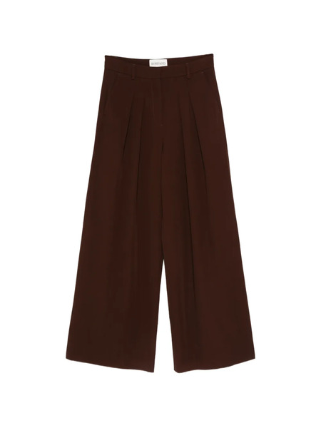  Bompard Pleated Palazzo Pants - Brown 