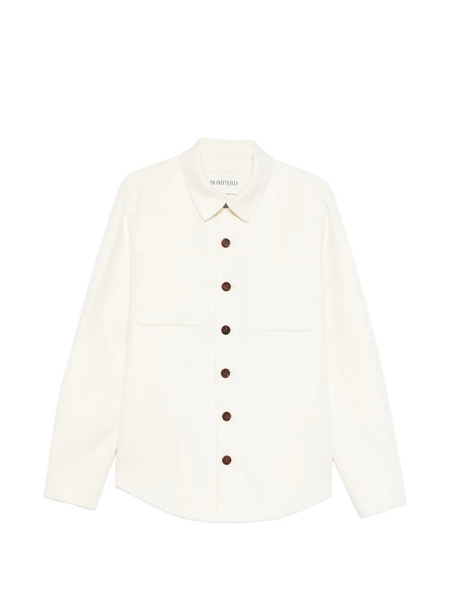  Bompard Pocket Button Overshirt - Neutrals 