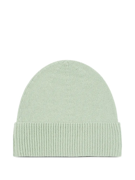  Bompard Ribbed Beanie Hat - Green 
