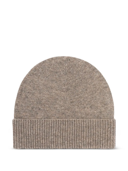  Bompard Ribbed Beanie Hat - Neutrals 