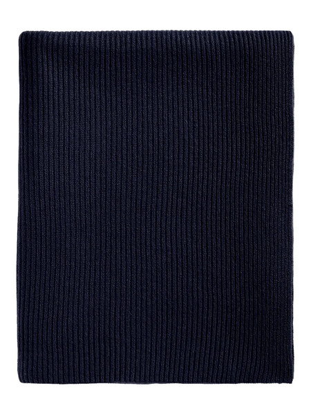  Bompard Ribbed Cashmere Scarf - Blue 