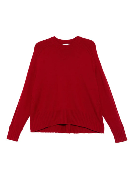  Bompard Ribbed Crew-neck Sweater - Red 