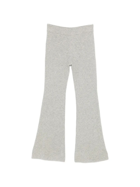 Bompard Ribbed Flared Trousers - Grey 