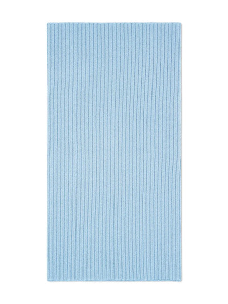  Bompard Ribbed Scarf - Blue 