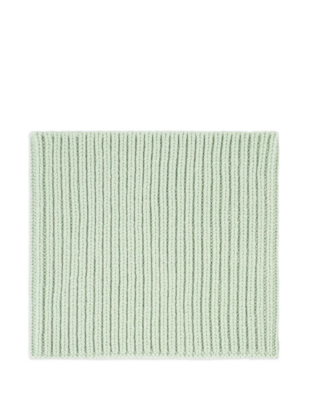  Bompard Ribbed Scarf - Green 