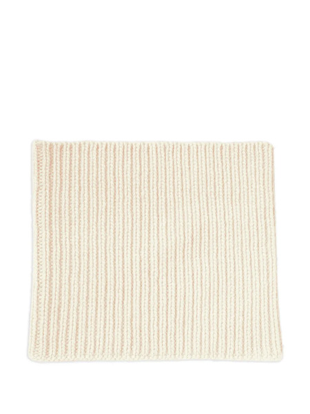  Bompard Ribbed Scarf - Neutrals 