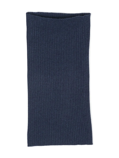  Bompard Ribbed Snood - Blue 