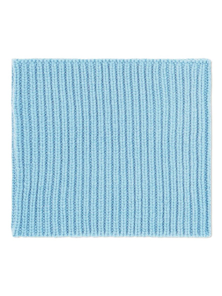  Bompard Ribbed Snood - Blue 