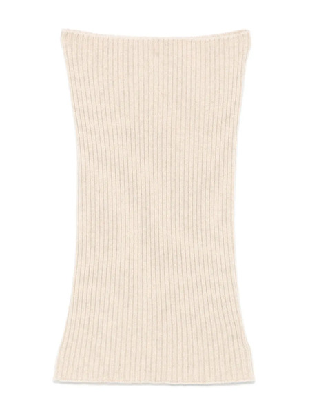  Bompard Ribbed Snood - Neutrals 