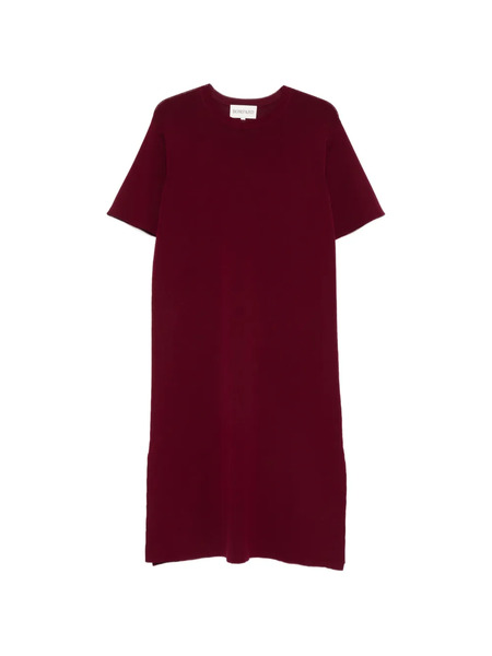  Bompard Round-neck Midi Dress - Red 