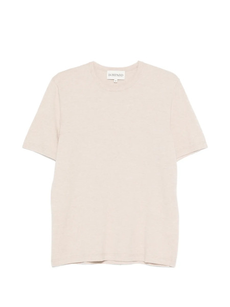  Bompard Round-neck Short-sleeve T-shirt - Neutrals 