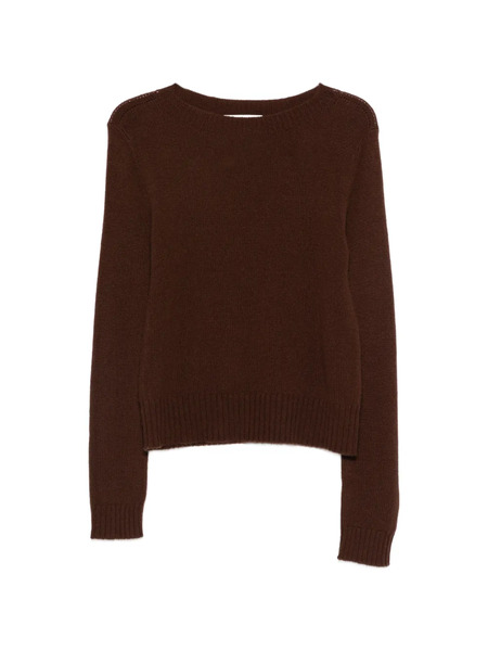  Bompard Round-neck Sweater - Brown 
