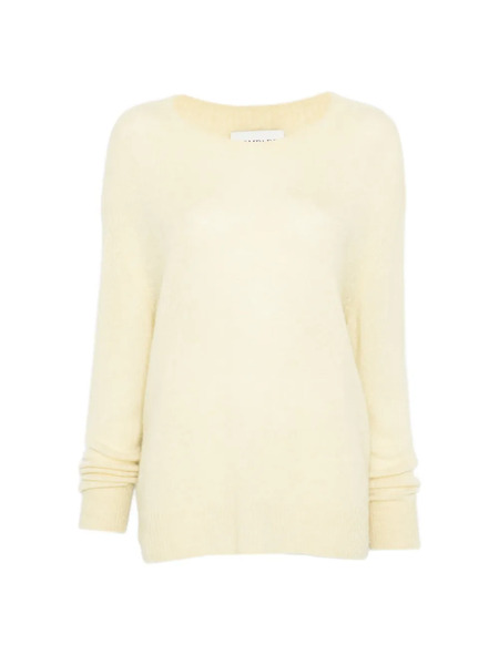  Bompard Round-neck Sweater - Yellow 