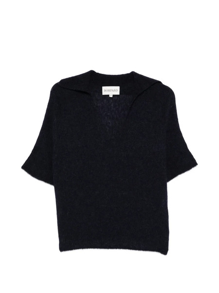  Bompard Short Sleeve Classic Polo - Blue 
