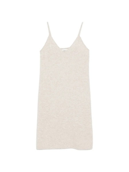  Bompard Strappy V-neck Dress - Neutrals 
