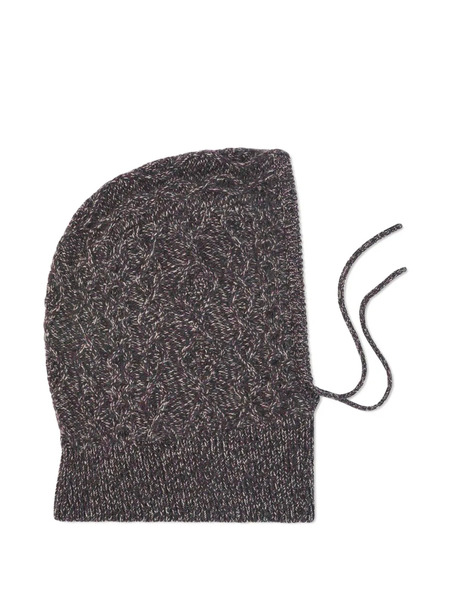  Bompard Tie-string Balaclava - Brown 