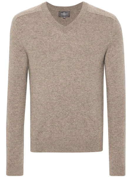  Bompard V-neck Sweater - Brown 