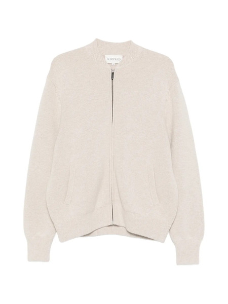  Bompard Zip-fastening Cardigan - Neutrals 