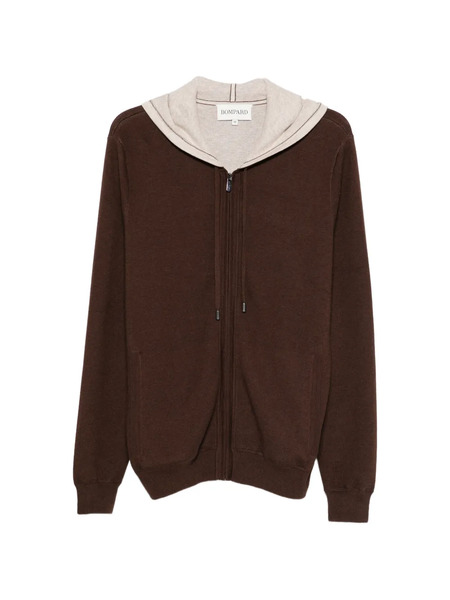  Bompard Zip-up Hoodie - Brown 