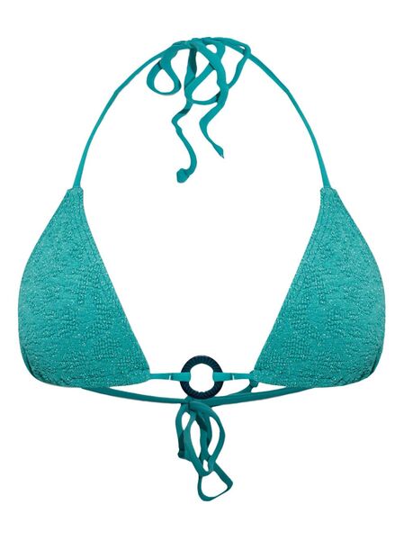  Bond-eye Ring Ingrid Bikini Top - Green 