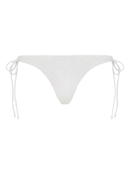  Bond-eye Serenity Textured Bikini Bottoms - White 