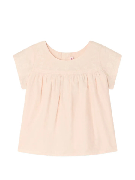  Bonpoint Arli Embroidered Blouse - Pink 