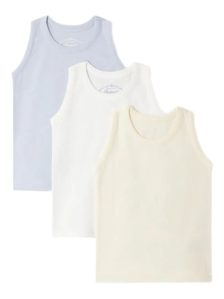  Bonpoint Athis Tank Tops (pack Of Three) - Yellow 